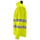 image 3 of Projob Mens Hi-Vis Soft Shell Jacket - Yellow/Black - M