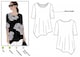 image 1 of Style Arc Kim Swing Top Paper Sewing Pattern – Women’s Top, UK Sizes 4–16, Intermediate