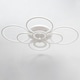 image 1 of Living and Home Modern Circular LED Semi Flush Ceiling Light for Nordic Decor