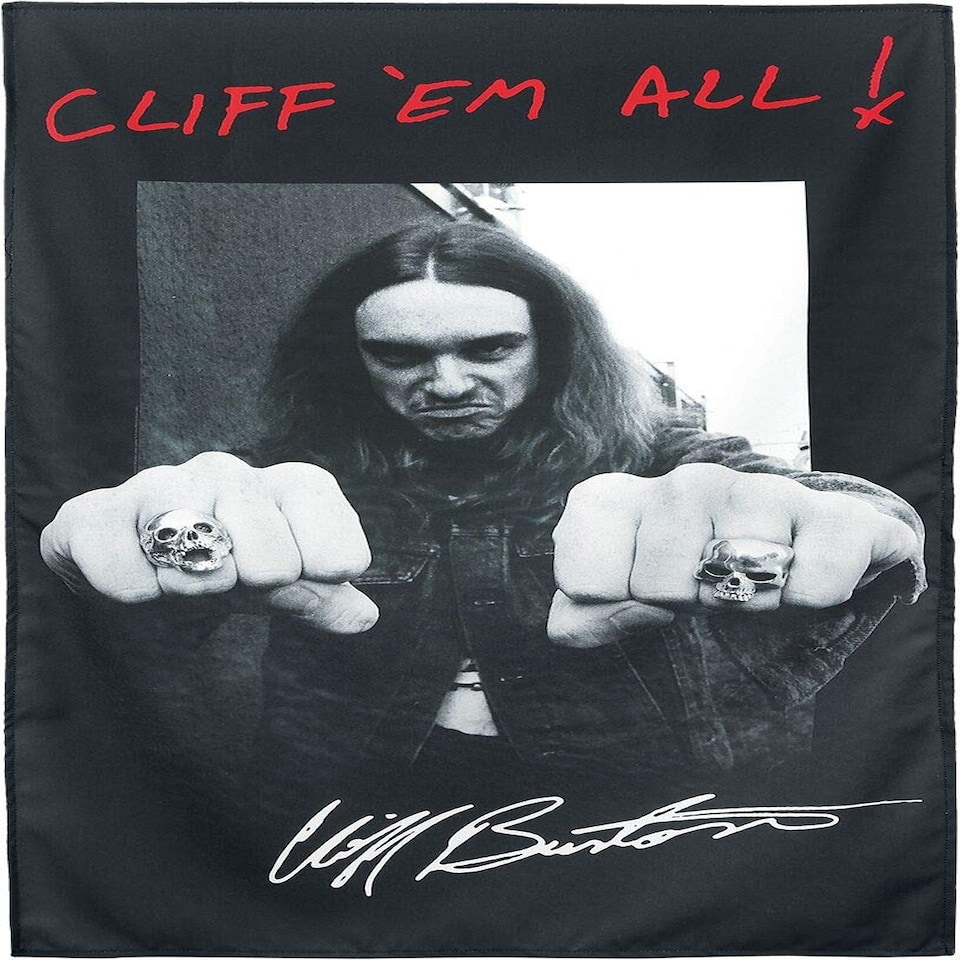Metallica Textile Poster: Cliff 'Em All