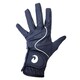image 3 of Coco Equestrian Blue (M) Ladies Breathable Synthetic Leather Horse Riding Gloves Blue