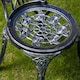 image 6 of Bistro Set Outdoor Patio Garden Furniture Table and 2 Chairs Metal
