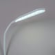 image 1 of ValueLights Daylight Dimmable Matte White Table Lamp and Integrated LED 9W Multicolour 6000K Bulb
