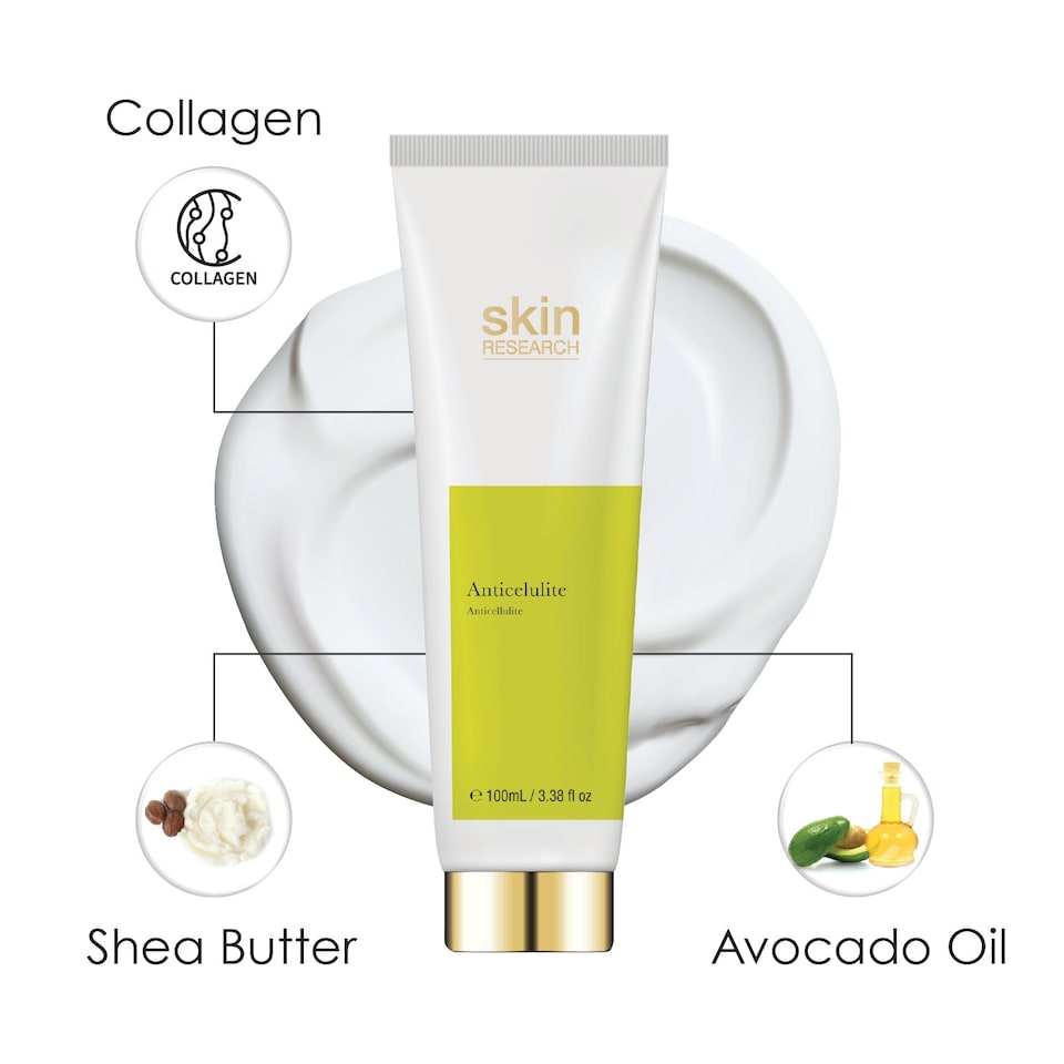 image 1 of Skin Research Anti-Cellulite Cream 100ml x 2 Duo Set