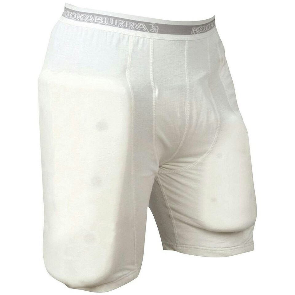 image 1 of Kookaburra Unisex Adult Cricket Padded Shorts - White - M