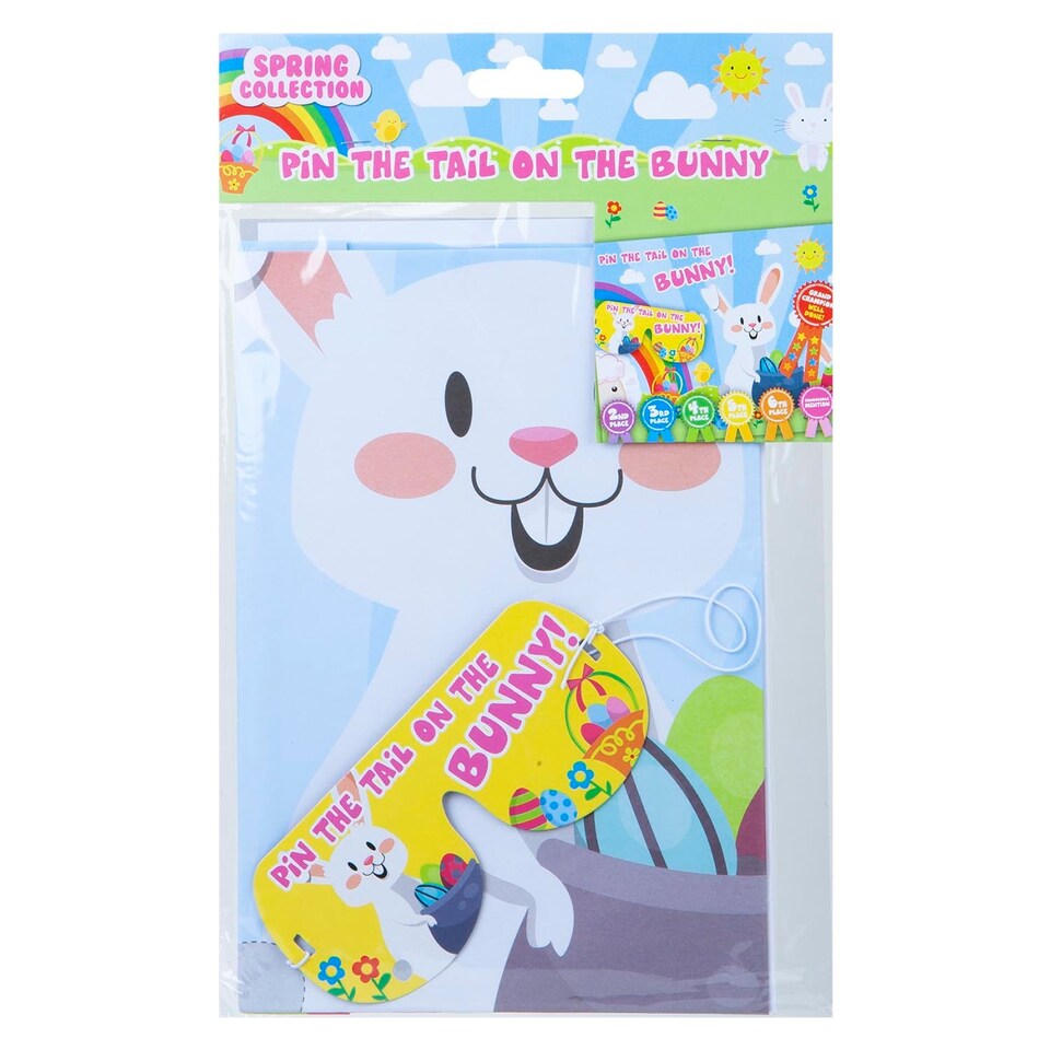 image 1 of vfm-estore Easter Pin the Tail on the Bunny Game 50cm x 63cm Multicolour