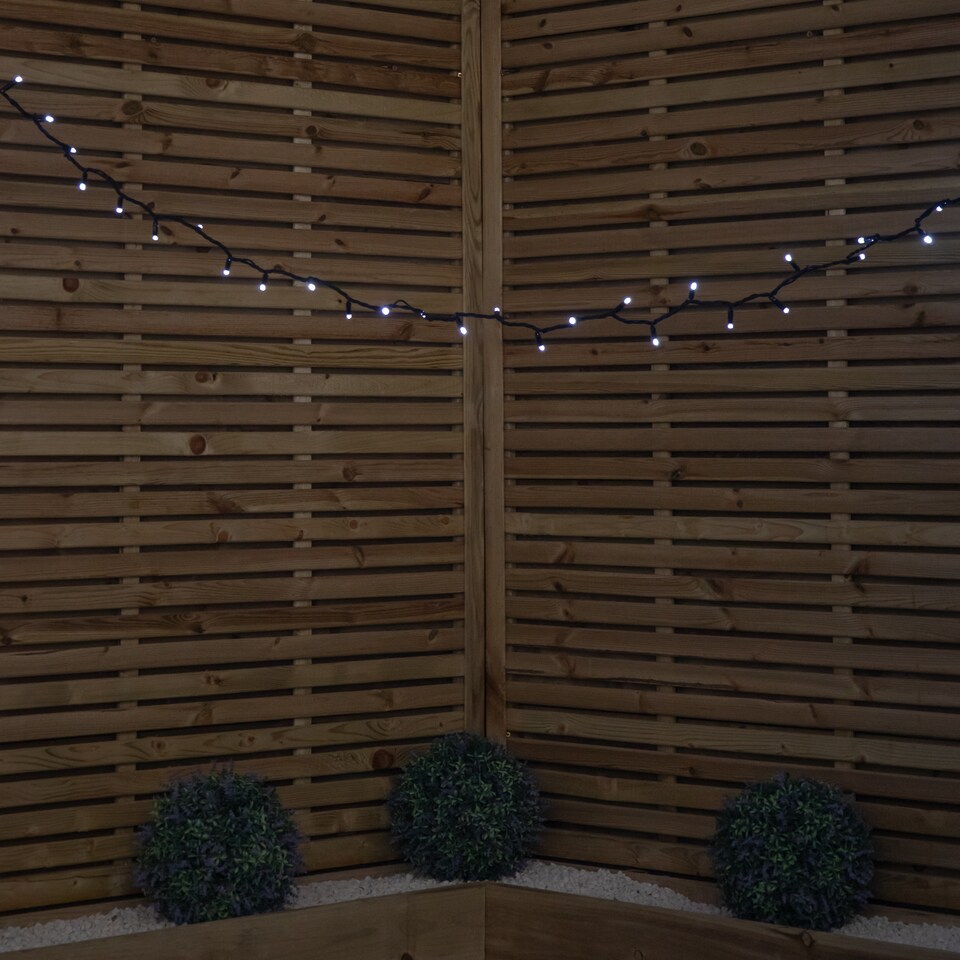 image 1 of 24m Set of 300 Connectable String Lights with White LEDs