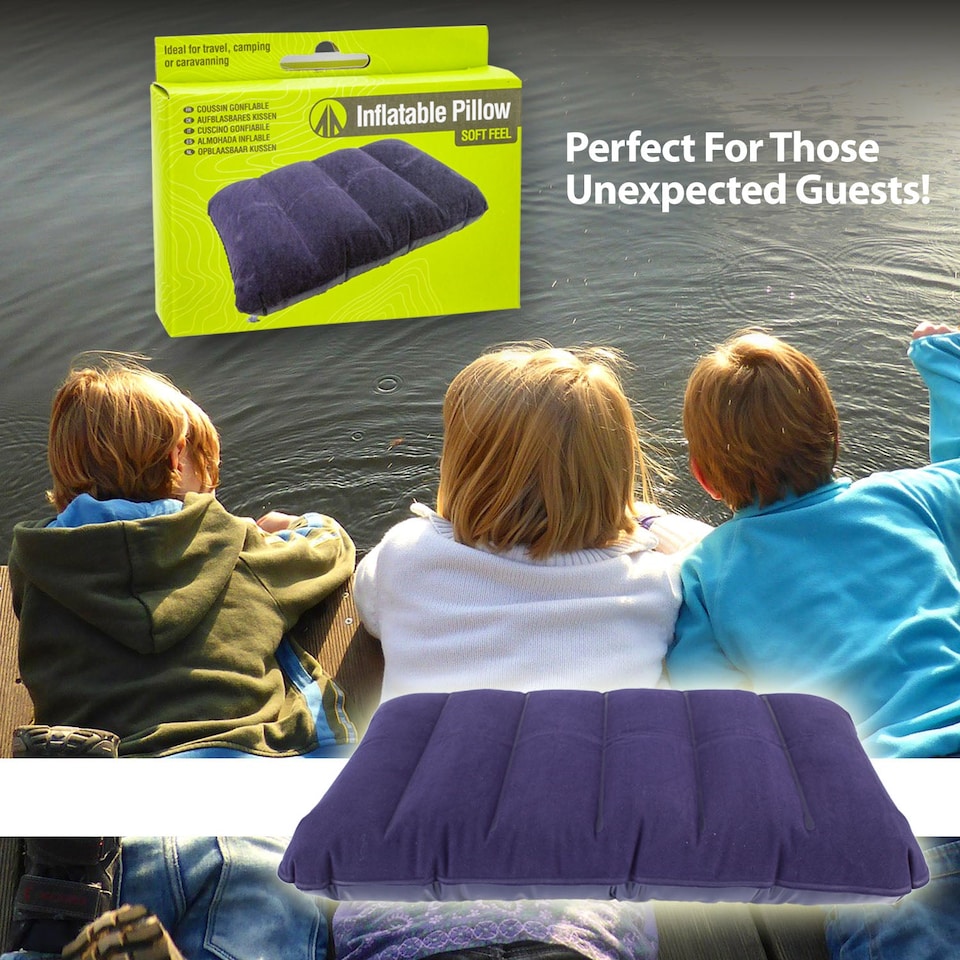 image 1 of VFM e-Store Summit Flocked Inflatable Pillow