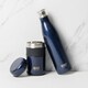 image 1 of 2pc Midnight Blue On-the-Go Set with Perfect Seal 740ml Double Walled Hydration Bottle and 490ml Food Flask Blue | ONE SIZE