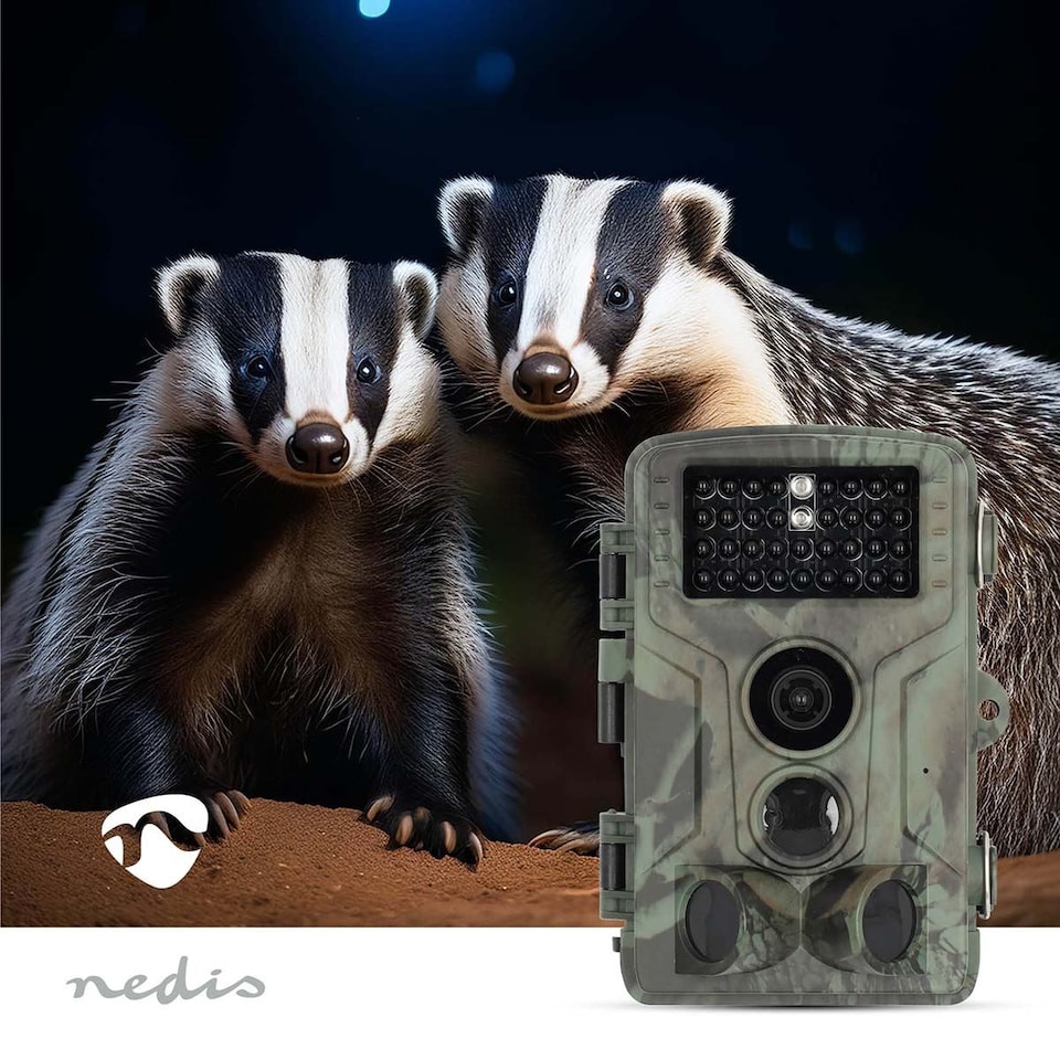 image 1 of Nedis Ultra HD 4K Trail Camera, 50MP, 0.2s Trigger, Night Vision, Motion Detection, Time-Lapse, IP65, Battery Powered – Unleash the Power of Advanced Surveillance & Wildlife Photography