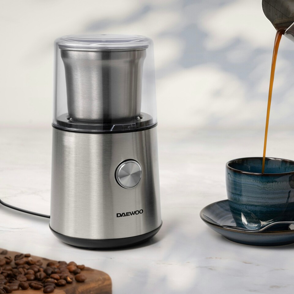 image 1 of Daewoo 200W Wet & Dry Coffee & Spice Mutli Grinder with Stainless Steel Blades