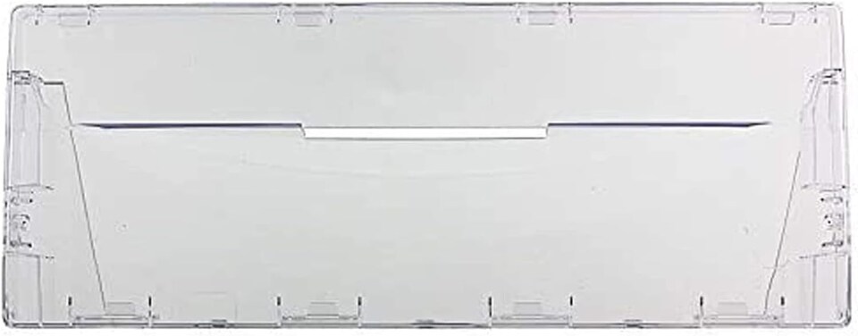 image 1 of SPARES2GO Plastic Drawer Flap Front Handle for Hotpoint RFA52 RFAA52 Fridge Freezer (Pack of 3)