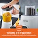 image 8 of GEEPAS Jug Blender & Hand Blender Combo Kitchen Set White