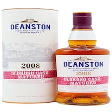 Deanston - Oloroso Cask Matured Highland Single Malt Scotch 2008 12 year old Whisky