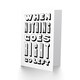 image 2 of Nothing Goes Right Go Left Simple Motivational Greeting Card