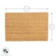 image 3 of Nicola Spring Coir Door Mat - 60 x 40cm - Leopard