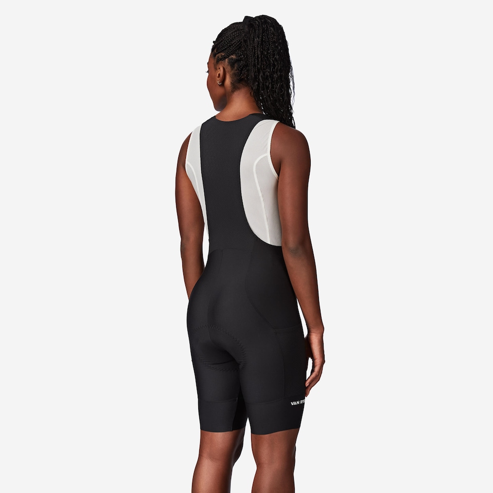 image 1 of Decathlon Women's endurance road cycling shorts, EDR  - Black
