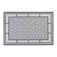image 2 of JVL Avanti Machine Washable Entrance Doormat, 50x75cm - Grey