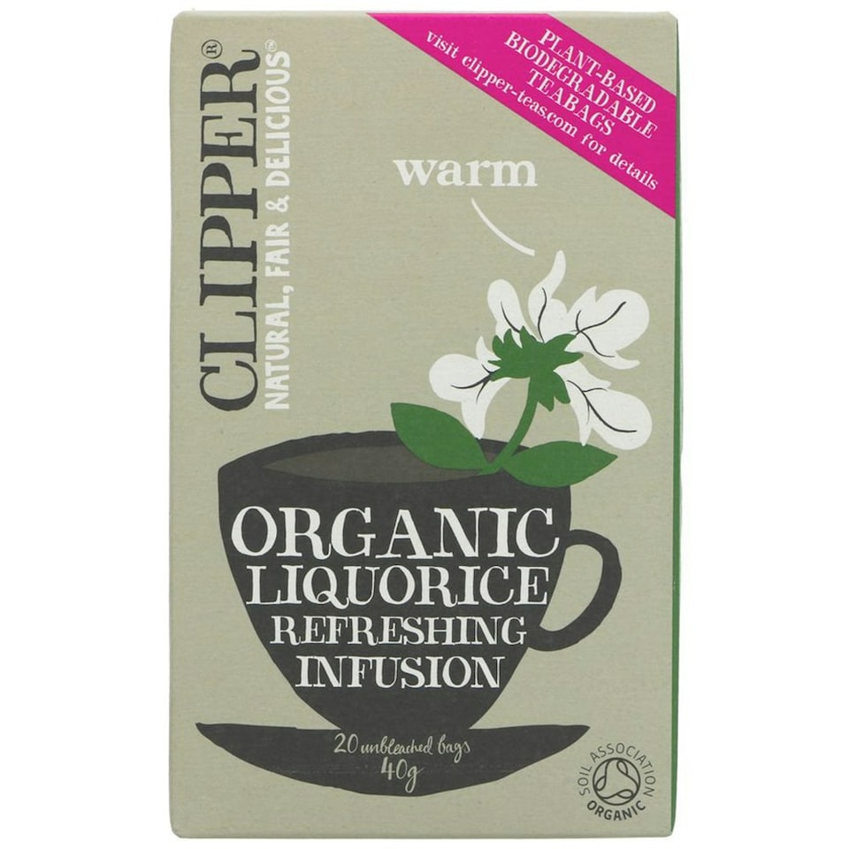 Organic Liquorice Tea 20 Bags (Clipper)