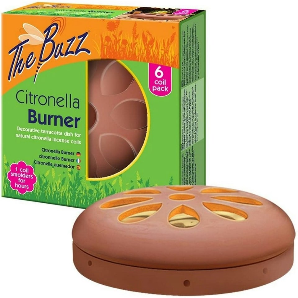 image 1 of The Buzz Citronella Burner Coils (Pack of 6) - Orange - One Size
