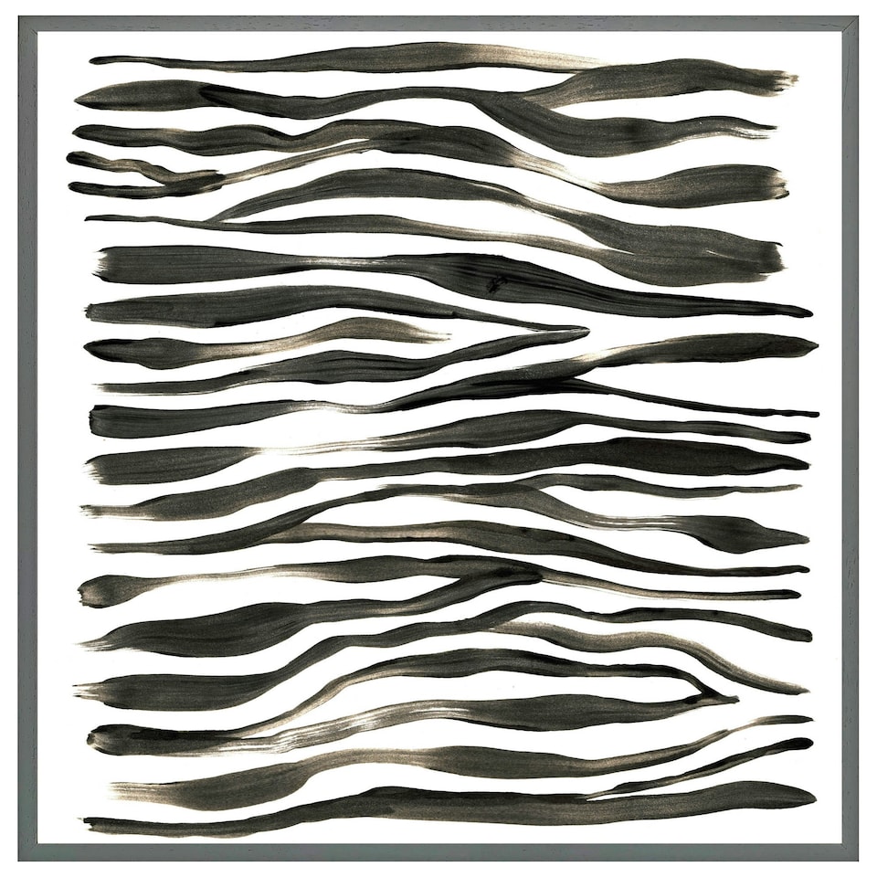 image 1 of Zebra stripes (Picture Frame) Black | M