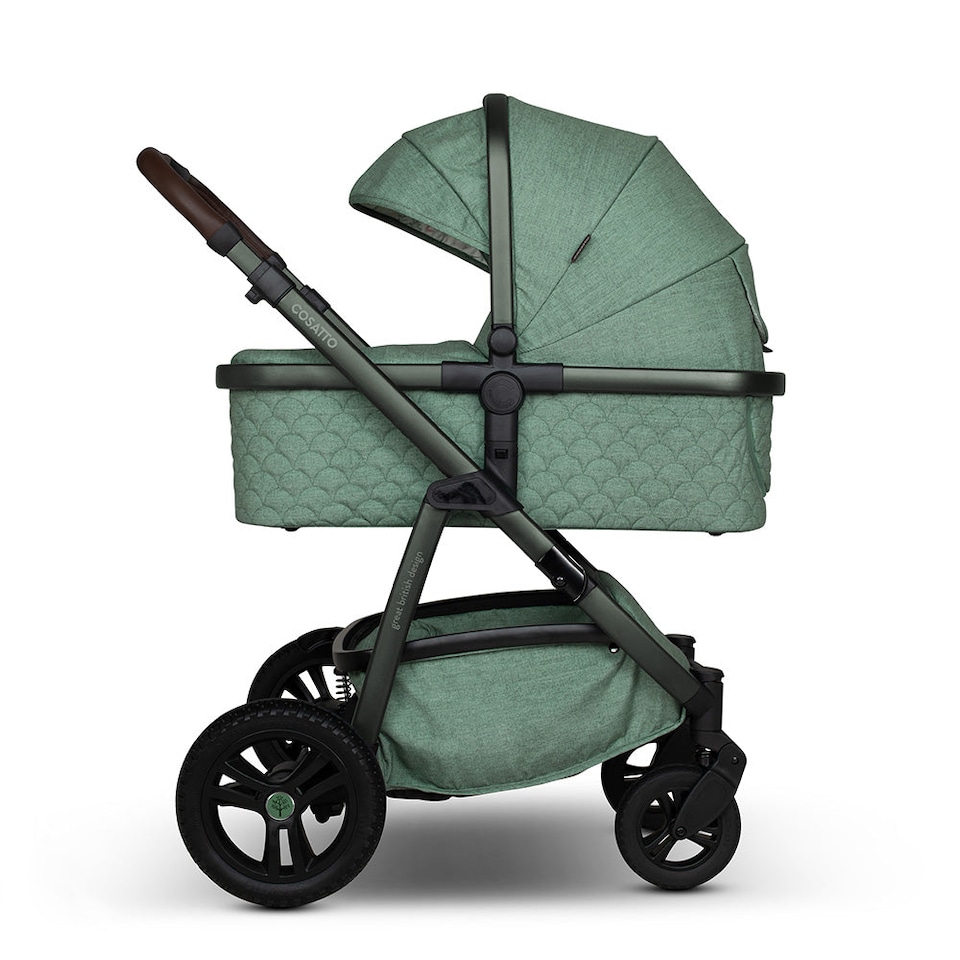 image 1 of Cosatto Wow 3 Pram and Pushchair Carrycot and Reversible Seat, All Terrain Travel System