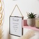 image 5 of Nicola Spring Hanging Metal Photo Frames Gallery Set - 5 Sizes - Black - Freestanding Picture Frame Display Frame Poster Frame Picture Display Black | S