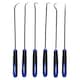 image 1 of 6pc 240mm Long Reach Hook And Pick Set For O Rings Hoses Clips Seals Clamps