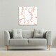 image 2 of Pink Marble (Canvas Print) 46 x 46 x 4cm