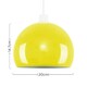 image 3 of ValueLights Modern Gloss Yellow Arco Style Dome Ceiling Pendant Light Shade