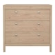 image 2 of Madrid Chest 3 Drawers in Jackson Hickory Oak