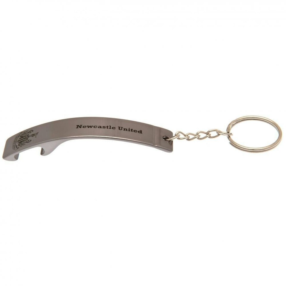 image 1 of Newcastle United FC Bottle Opener Keyring - Silver - One Size