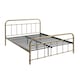 image 6 of Tewin Vintage Hospital Style Brass Metal Bed Frame (King)
