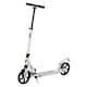 image 1 of HOMCOM Folding Kick Scooter with Big Wheels for 14+ Teens Adult, White