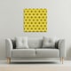 image 2 of Yellow & Black Geometric Pattern (Canvas Print) 127 x 127 x 4cm