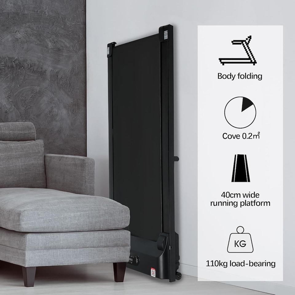 image 1 of Alivio 2.5HP Under Desk Digital Treadmill With Remote And LCD Display