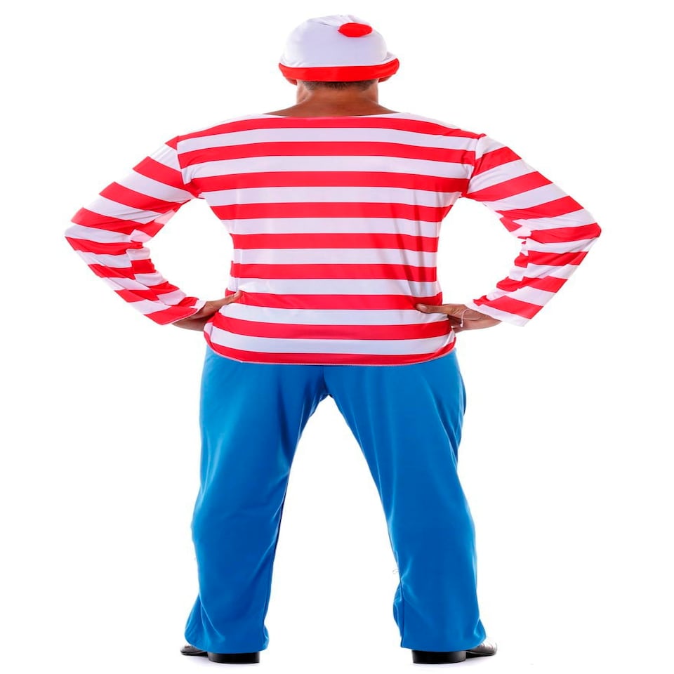image 1 of Fancy Dress Adult Excursionist Sailor Red White - L