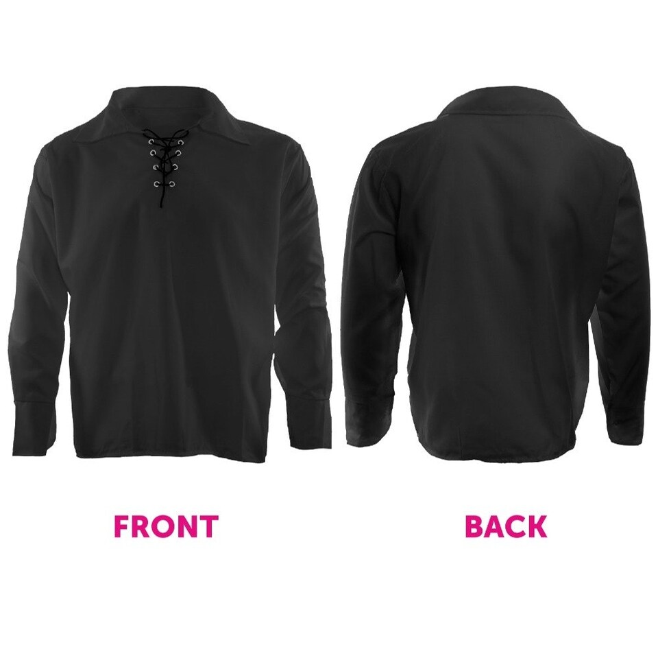 image 1 of Black Gothic Shirt | Black | 3XL