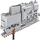image 3 of Cobi - Historical Trains - KRIEGSLOKOMOTIVE BAUREIHE (2,476 Pieces)
