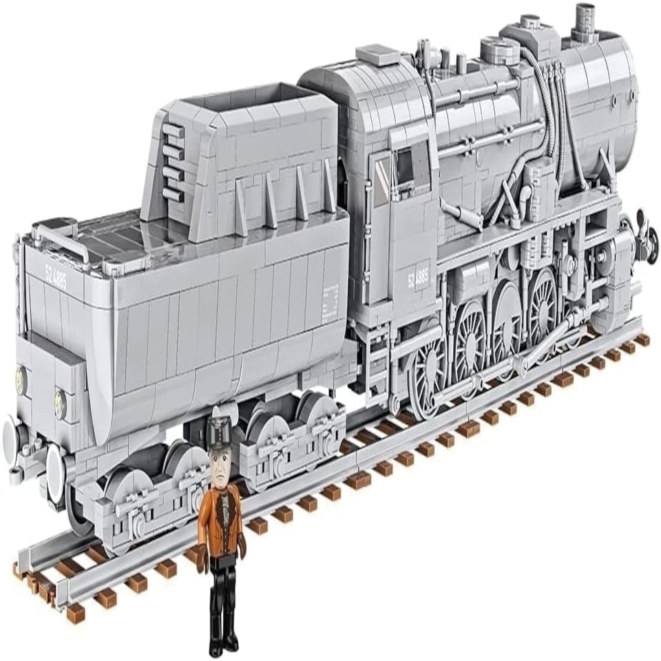 image 1 of Cobi - Historical Trains - KRIEGSLOKOMOTIVE BAUREIHE (2,476 Pieces)