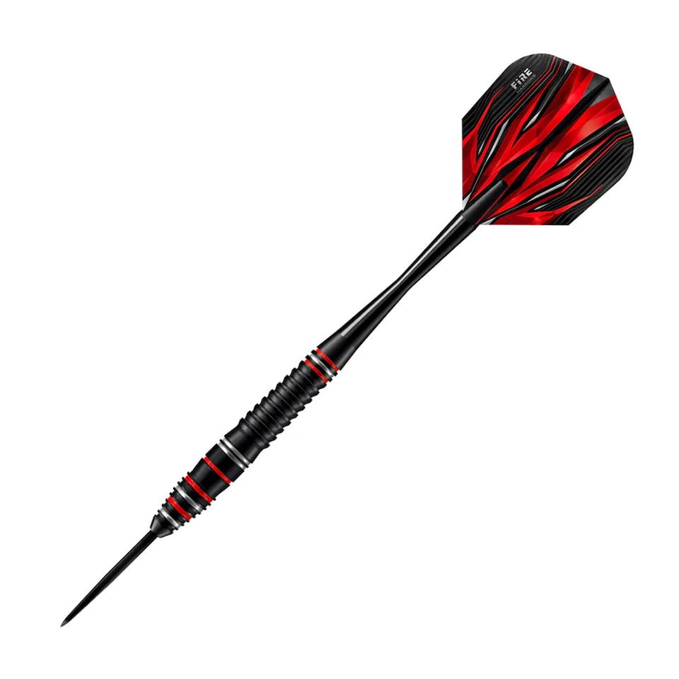 image 1 of Harrows Fire 2024 Alloy Darts | Black | Black/Red | One Size | 1