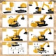 image 8 of Crane Truck Toy Construction Vehicle Toy with Race Track