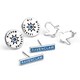 image 1 of Harry Potter Ravenclaw Set of 3 Stud Earrings WES00211