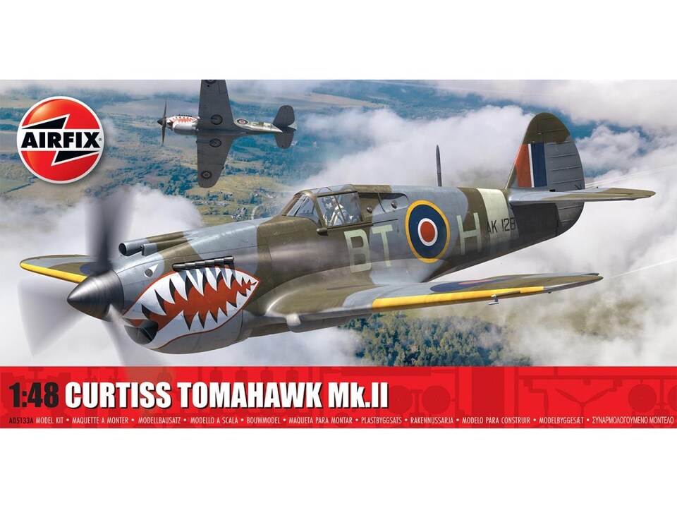 image 1 of Airfix US Curtiss Tomahawk Mk.II (1:48 Scale)