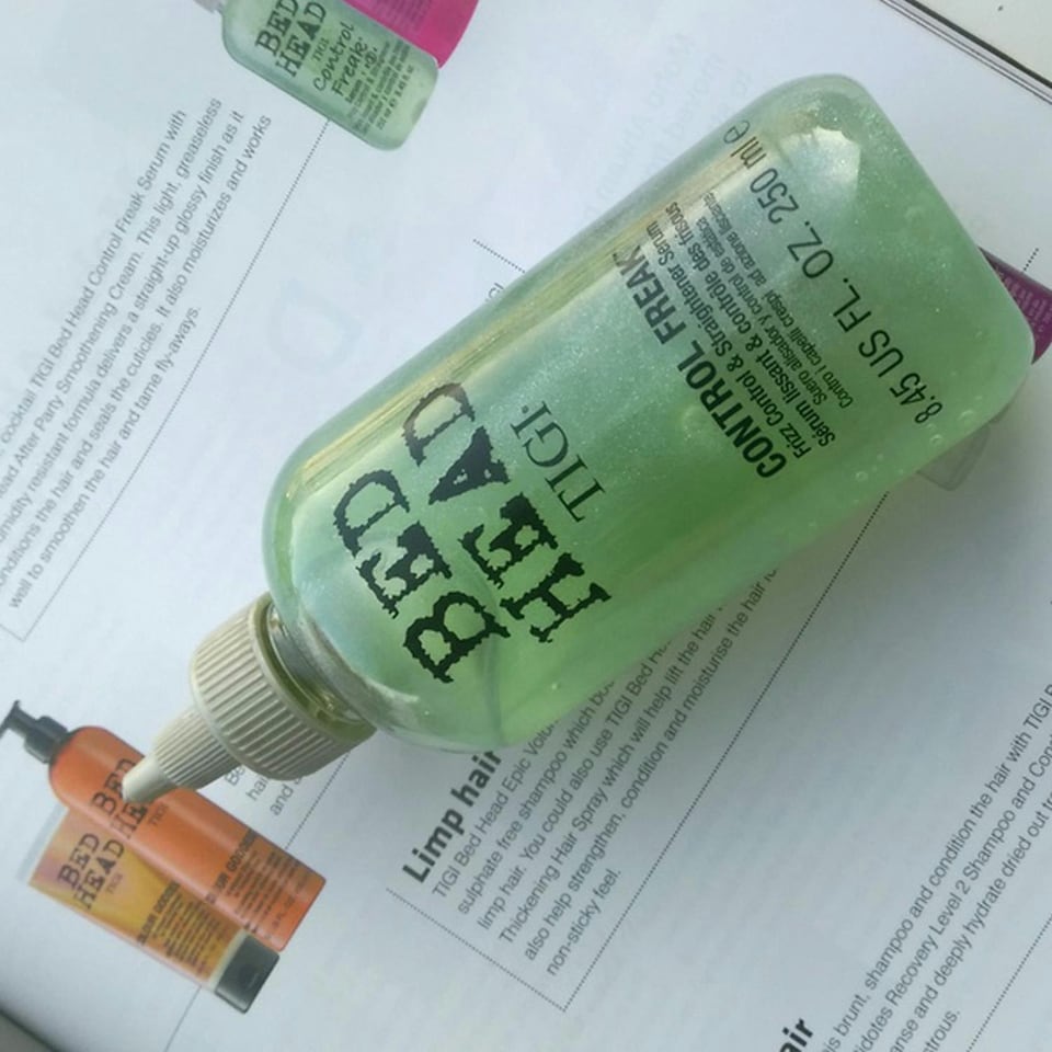 image 1 of Bed Head by TIGI Control Freak Anti Frizz Serum for Smooth Shiny Hair 250ml, 2pk