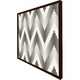 image 3 of Geometric zig zag (Picture Frame) White | S