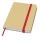 image 1 of Reed Hard Cover Recycled A6 Notebook - Red - One Size