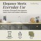 image 2 of Single Bowl Fireclay Inset Kitchen Sink & Drainer, Mixer Tap & Wastes, 1010mm
