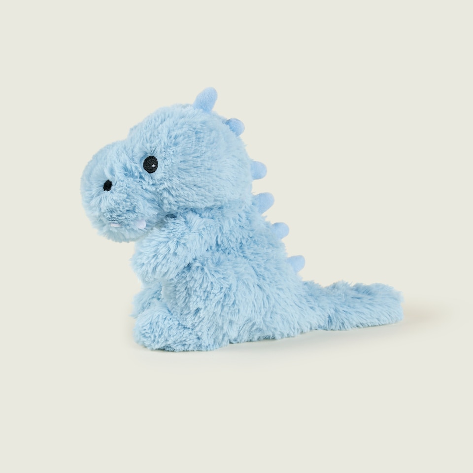 image 1 of Warmies Plush Blue Baby Dinosaur LARGE