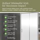 image 4 of Balterley Sliding Shower Door Suite: Safety Glass Sliding Door, Side Panel & Resin Shower Tray | Silver | Chrome | 3